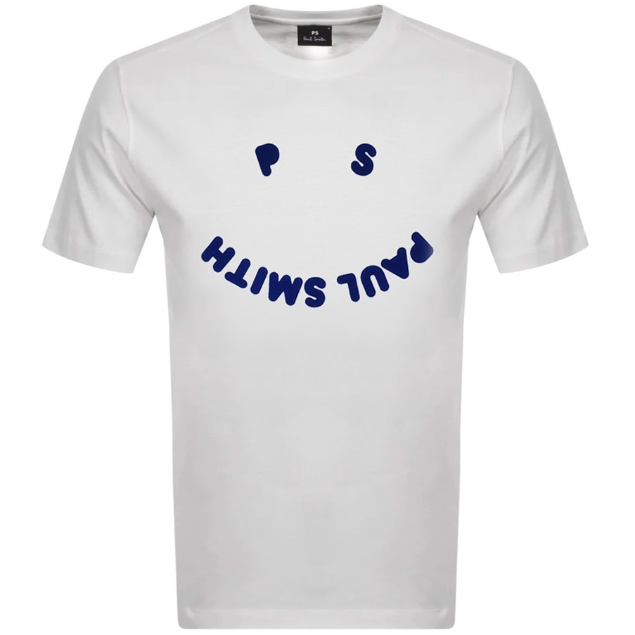 Alternative Image for ProductPS By Paul Smith Happy Smile Logo T Shirt White1